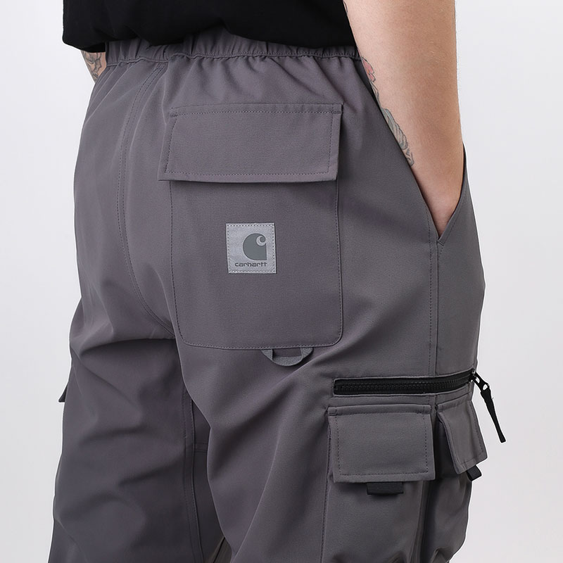 мужские серые брюки Carhartt WIP Elmwood Pant I026613-husky - цена, описание, фото 4